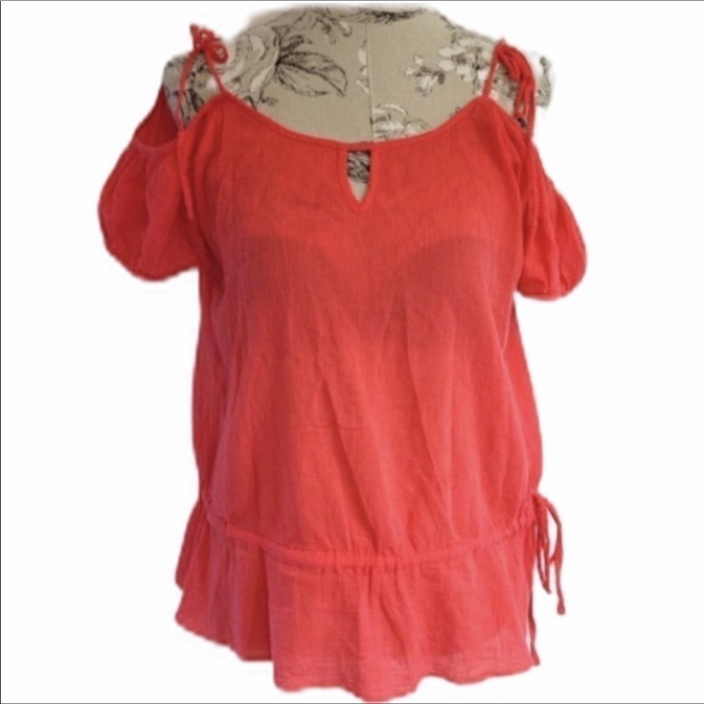 French Connection Orange Top M